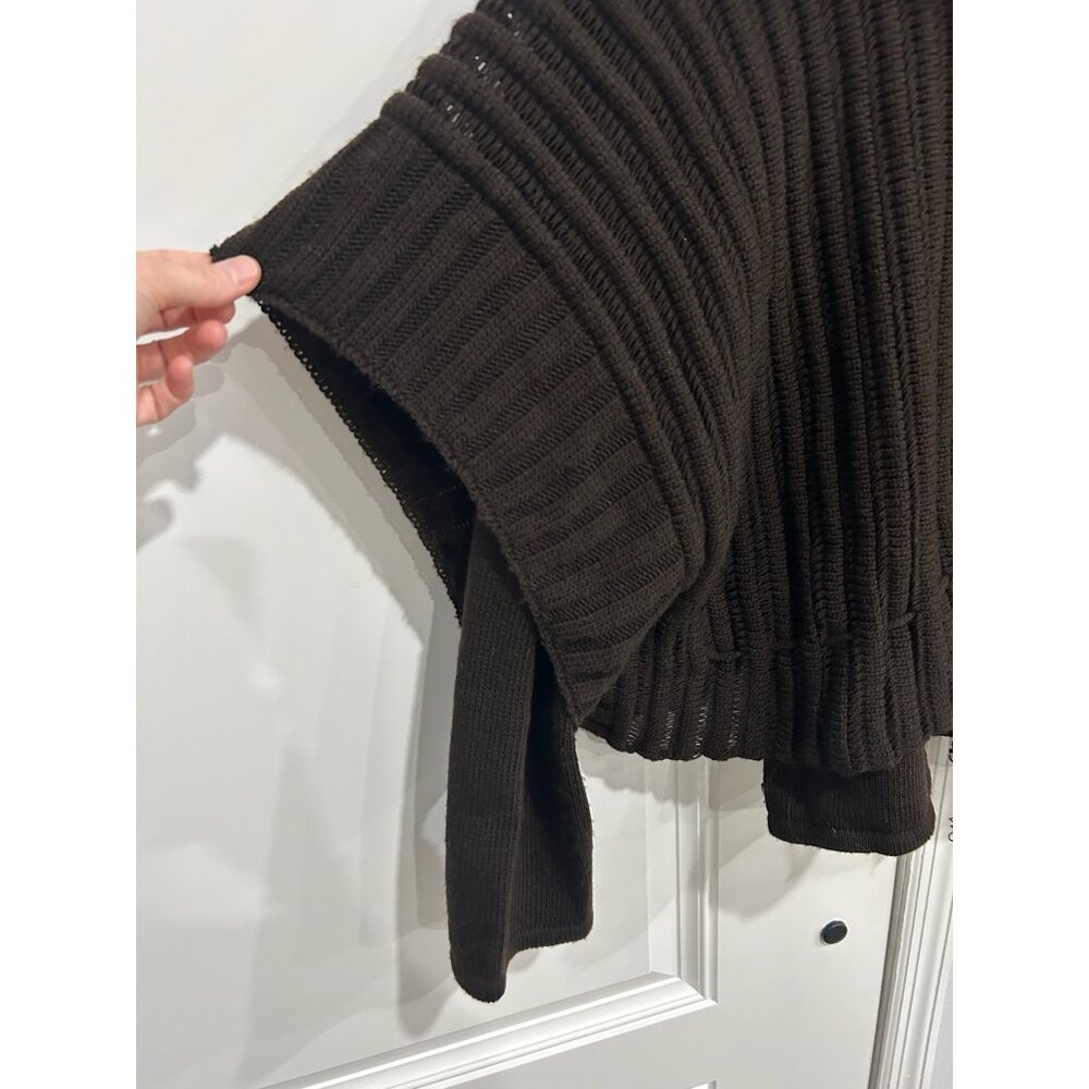 Cache Cache Cowl Neck Layered Pullover Sweater Br… - image 5